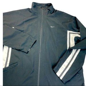 Nike Jacket Mens Black & White Size XL